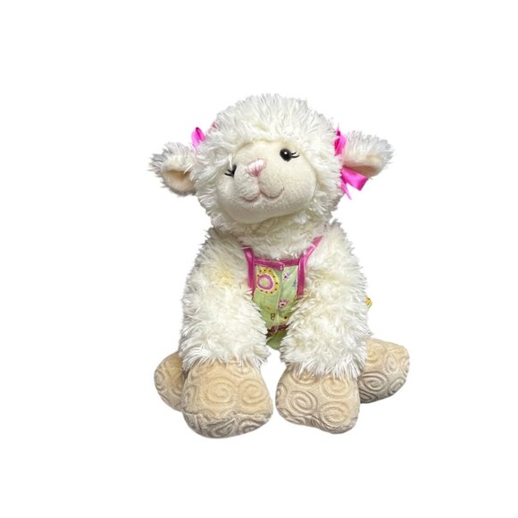 Build A Bear Swirly Lamb Stuffed Animal Stuffy Collectible Discontinued 2011 - Picture 2 of 10